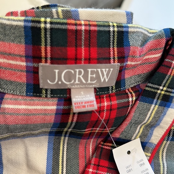 Women’s J.CREW plaid pajamas size small - Picture 3 of 5